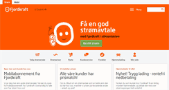 Desktop Screenshot of fjordkraft.no